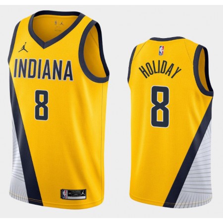 Maillot Basket Indiana Pacers Justin Holiday 8 2020-21 Jordan Brand Statement Edition Swingman - Homme